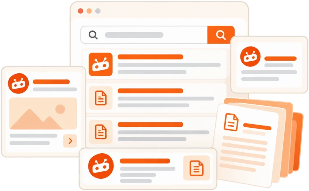 Illustration of Reddit removal guides, resources and search tools for finding relevant content
